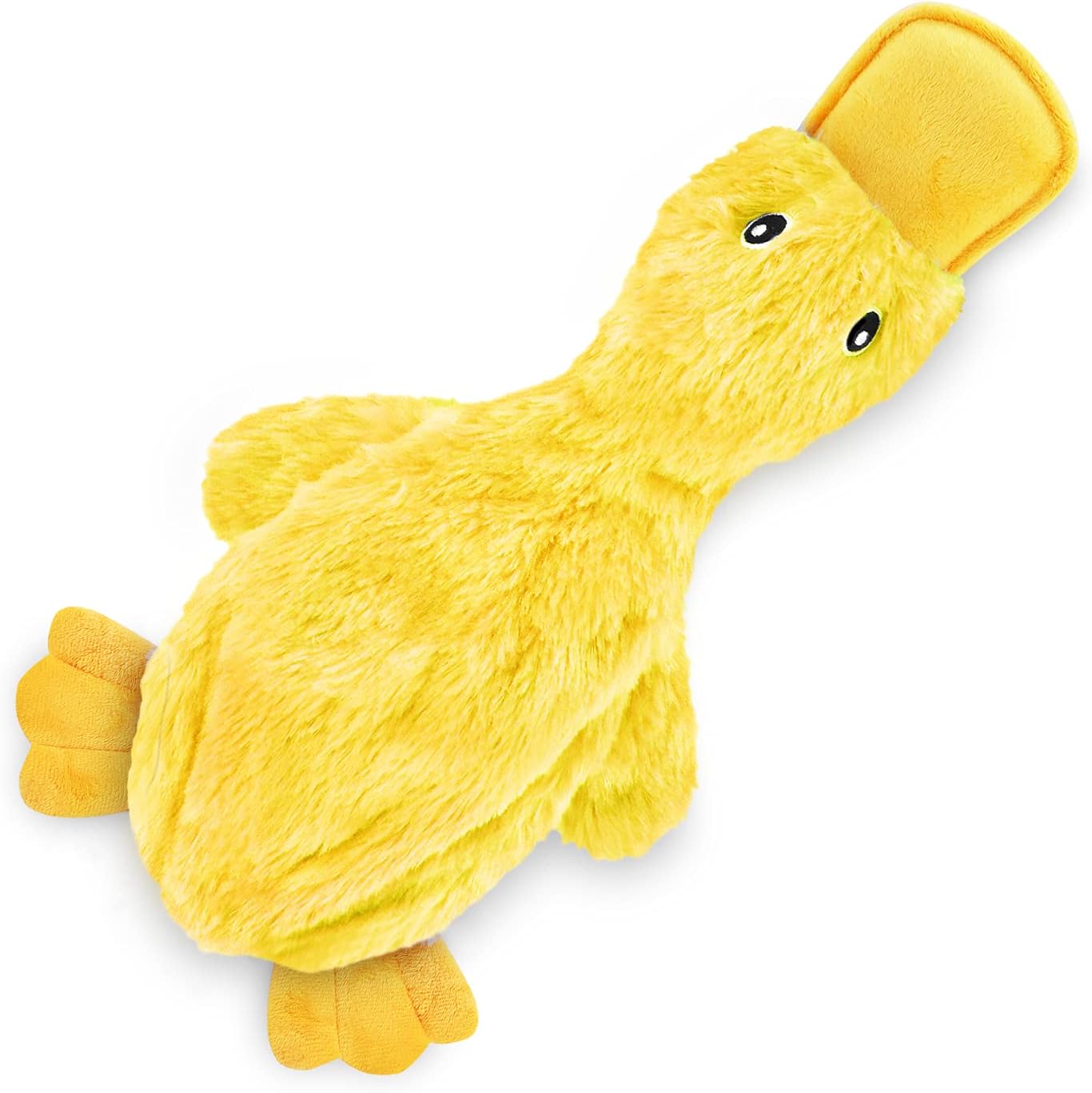 Best Pet Supplies Crinkle Dog Toy for Small, Medium, and Best Pet Supplies Crinkle Dog Toy for Small, Medium, and Large Breeds, Cute No Stuffing Duck with Soft Squeaker, Fun for Indoor Puppies and Senior Pups, Plush No Mess Chew and Play - Yellow